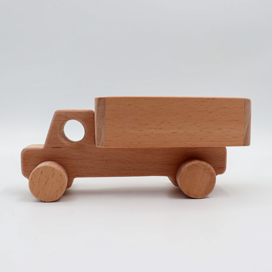 Wooden Truck Toy|Rustic Wood Truck Toy|Montessori Inspired Toy|Farmhouse Natural Wooden Toy|Sustainable Play|Safe for Little Hand