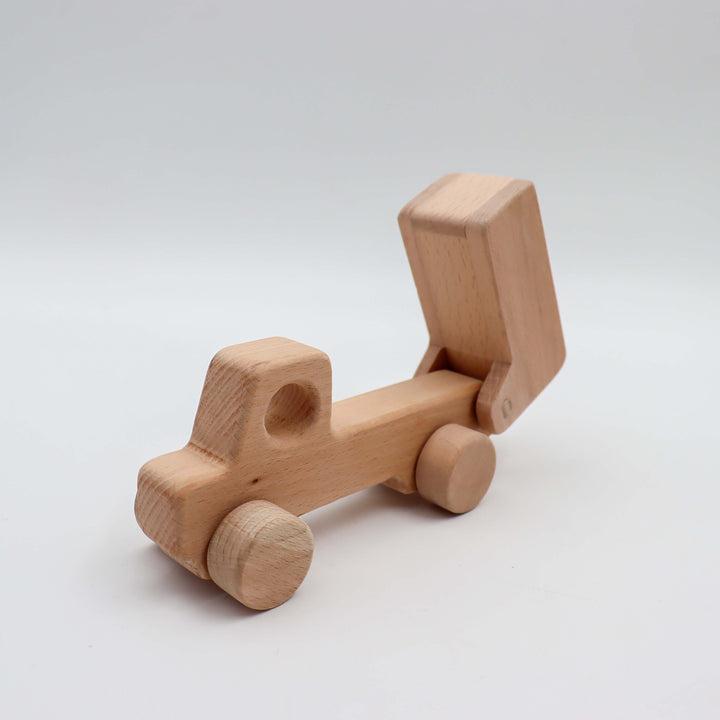 Wooden Tipper Truck Toy|Natural Wood Toy Dump Truck|Educational Building Toy|Farm-Themed Tipper Lorry|Imaginative Play|Delivery Vehicle