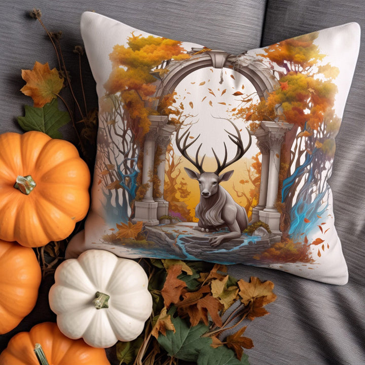 Thanksgiving Pillow Case|Pumpkin Pillowcase|Reindeer Pillow Cover|Fall Cushion Case|Comfy Cushion Cover|Leaf Throw Pillowtop|Autumn Pillow