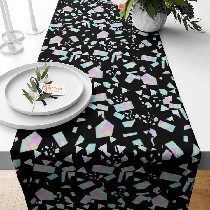 Halloween Table Top|Star Kitchen Decor|Ghost Table Topper|Abstract Table Runner|Crescent Table Setting|Hand Table Dressing|Halloween Table