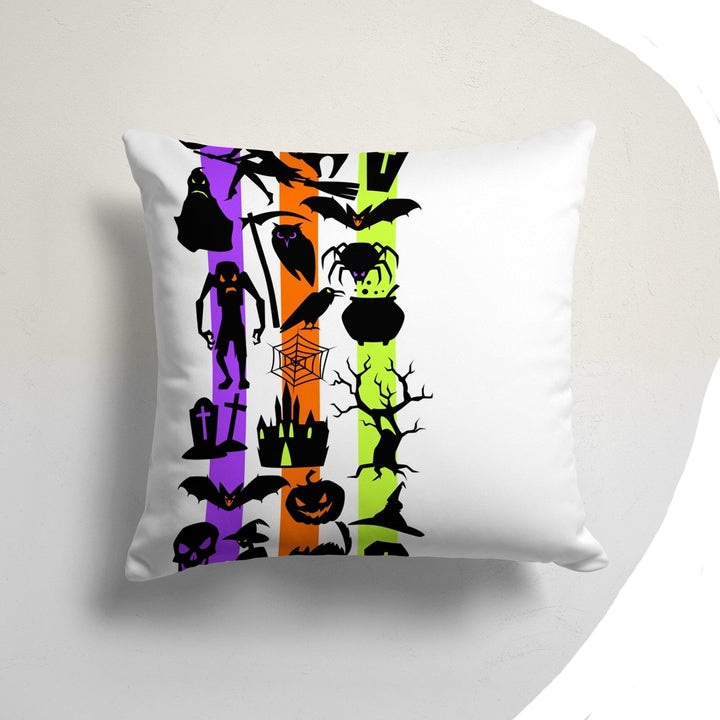 Halloween Throw Pillow Case|Gothic Pillowcase|Happy Halloween Party Decor|Fall Cushion Cover|Trick or Treat Cushion Case|Porch Pillowtop