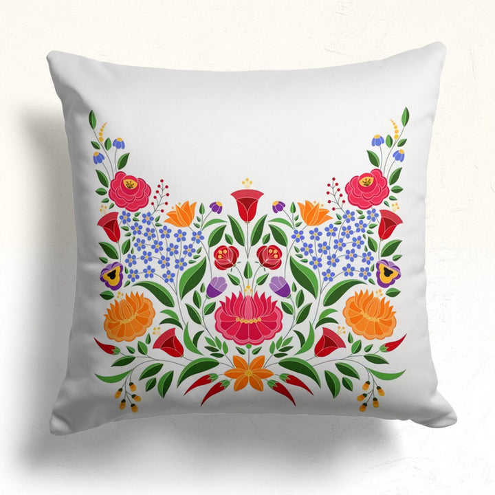 Colorful Floral Pillow Case|Summer Trend Cushion Cover|Decorative Pillow Sham|Boho Bedding Decor|Housewarming Cushion Case|Throw Pillow Top