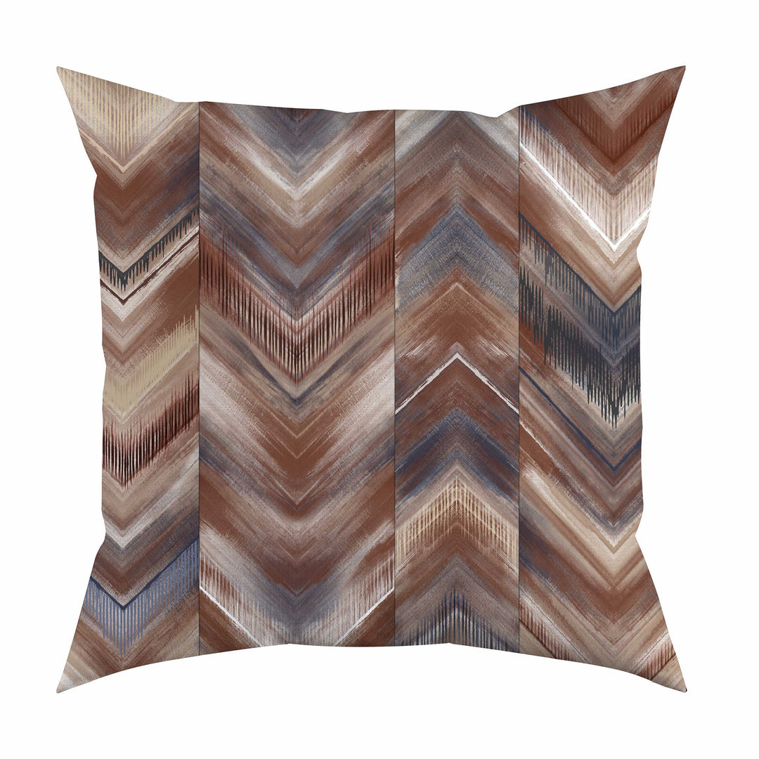 Tropical Pillow Case|Frilly Abstract Brown Cushion Case|Decorative Pillowcase|Leaf Print Cushion Cover|Housewarming Throw Pillow Cover