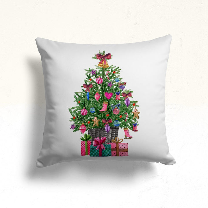 Xmas Tree Sofa Pillow Case|Winter Pillow Cover|Christmas Porch Cushion Case|Pine Tree Throw Pillowcase|Ornaments Couch Cushion Cover|Gift