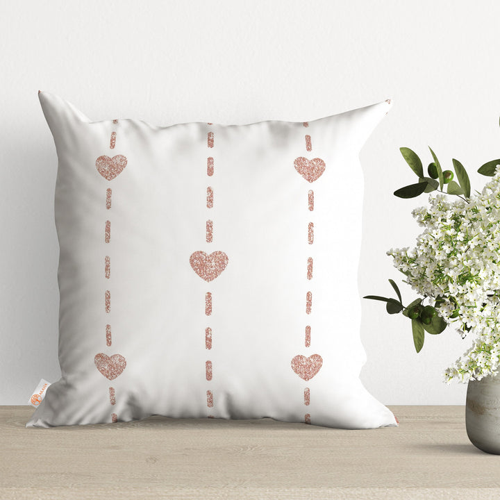 Heart Print Love Pillow Cover|Valentine's Day Romantic Cushion Case|Home Decor Gift for Her|Couple Pillowcases|Love Throw Pillow Case